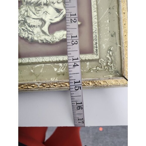 Vintage Four Seasons By Metalcraft Winter 3D Victorian Framed Wall Art Decor - Picture 6 of 7